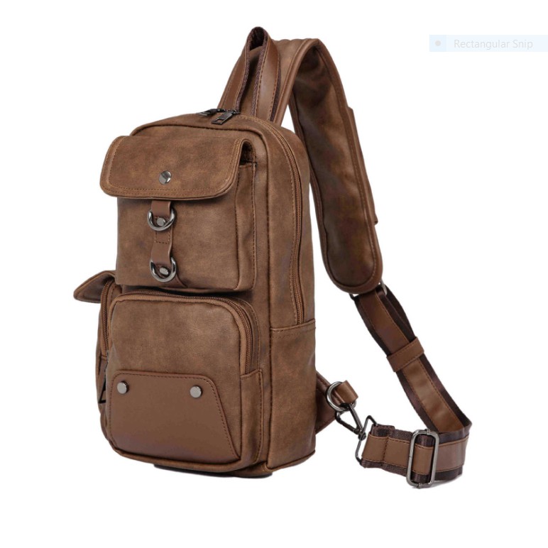 Túi đeo chéo đeo ngực nam thông minh đa chức năng thời trang cao cấp phong cách cá tính