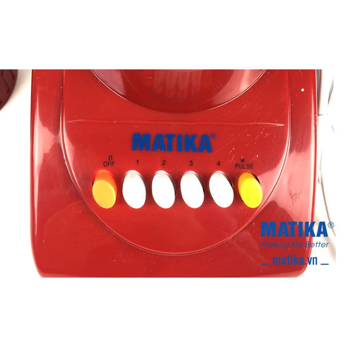 Máy xay sinh tố,xay sinh tố Matika MTK-3105 2in1 cối xay thủy tinh,bảo hành 12 tháng