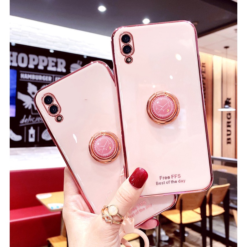 ỐP LƯNG SILICON SAMSUNG GALAXY A02, M02 KÈM IRING SANG TRỌNG
