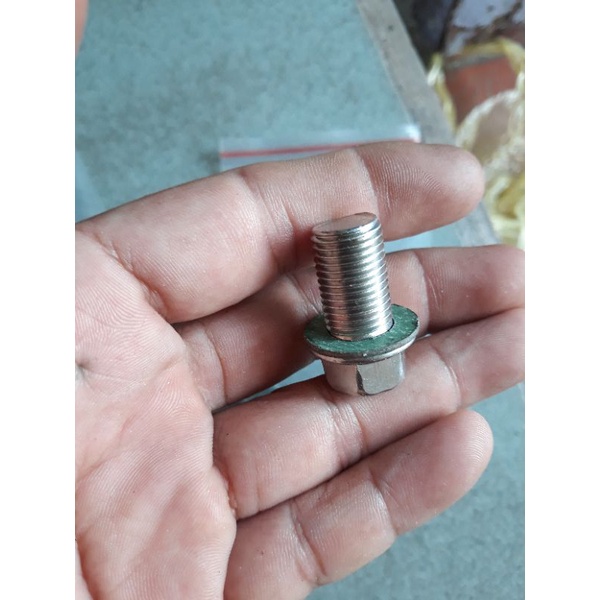 Long đền ,vòng đệm ốc xả nhớt xe máy. SATRIA, RAIDER .bịch 20 cái