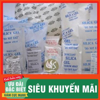 Gói hút ẩm đóng túi 1KG loại 1/2/3/5/10/20/50/100/500g Silicagel - Gói chống ẩm mốc, khử mùi