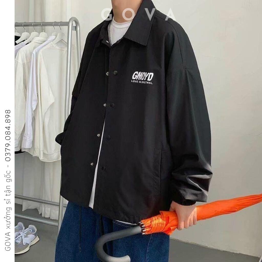 Áo khoác dù GMOYD Unisex ulzzang nam nữ form rộng 2 lớp Siêu Hot Jacket Bomber GOVA
