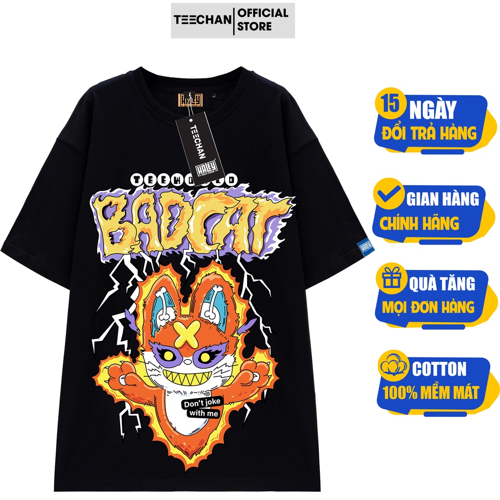Áo thun Nam Nữ Unisex Form rộng tay lỡ HALEY street wear Basic cao cấp chất cotton 100% -  phông siêu mát TN124
