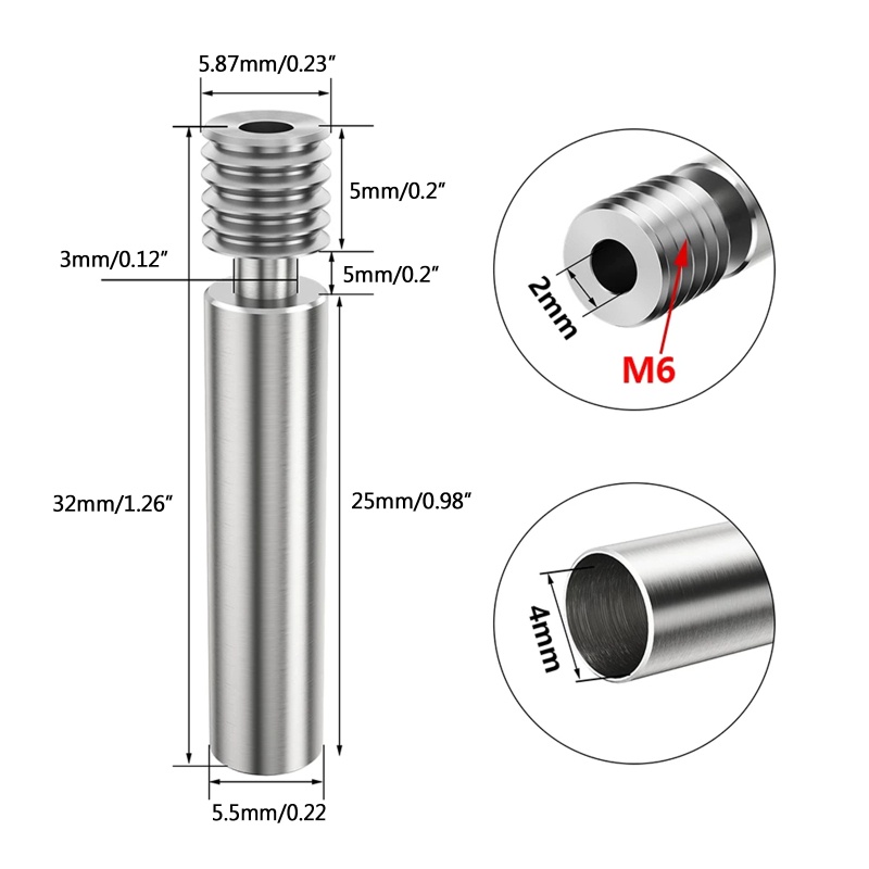 Phụ Tùng Thay Thế Bằng Hợp Kim Titan Cho Máy In 3D Prusa Mini