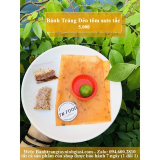 BEST SELLER- Bánh tráng dẻo tôm muối sate tắc TN FOOD- banhtrangtnfoodisle - nanasitoanquoc - banhtrangtayninhtnfood