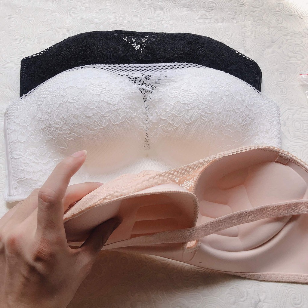 Áo lót A009 ren  ⚡ freeship ⚡áo quây ngực đệm dày chống tụt,tạo khe nâng ngực siêu đỉnh | BigBuy360 - bigbuy360.vn