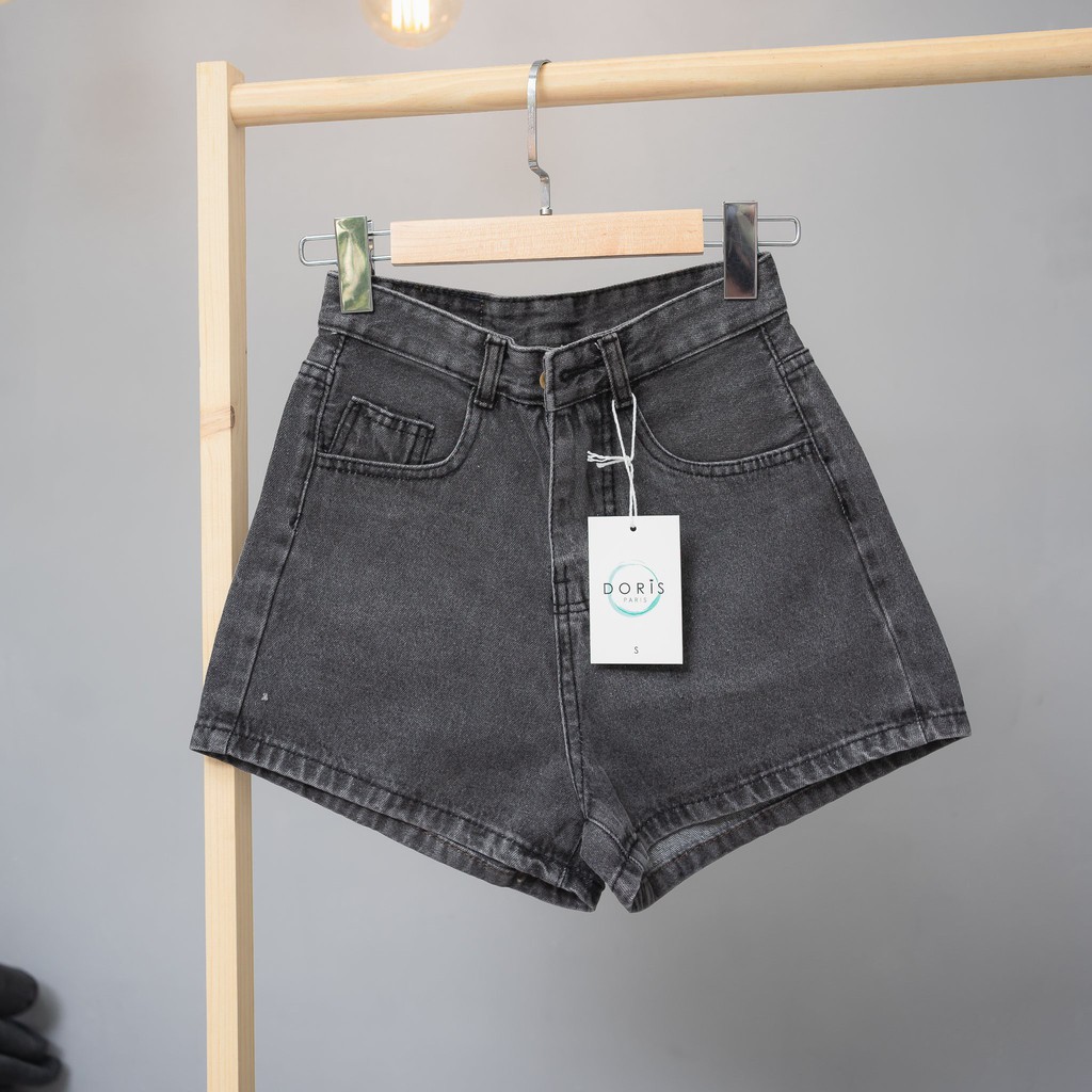 Quần Short Jean Cuốn Lai, Quần Sooc Nữ Trơn 3 Màu | BigBuy360 - bigbuy360.vn