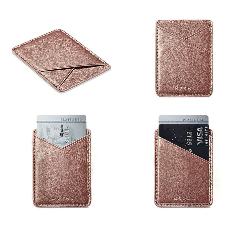 ❀BTF  Ultra Slim Leather Mobile Phone ID Card Holder Wallet