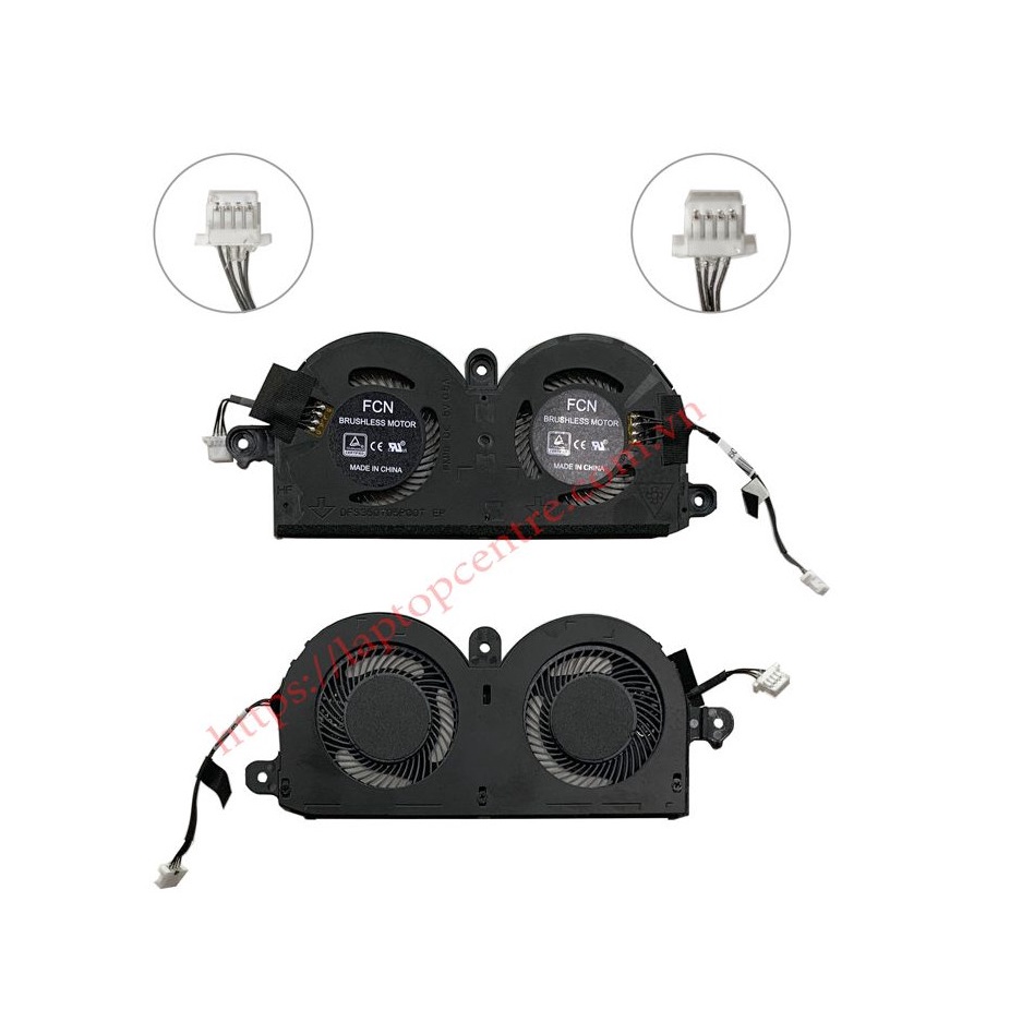 Quạt Dell XPS 13 9370 0980WH Tương thích 9380 7390