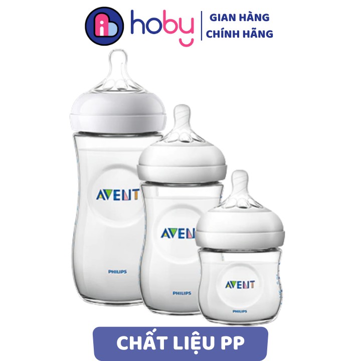 Bình sữa cho bé PHILIPS AVENT 125ml/260ml/330ml [Hỗ trợ đổi núm] - Bình sữa cho trẻ sơ sinh PP không BPA