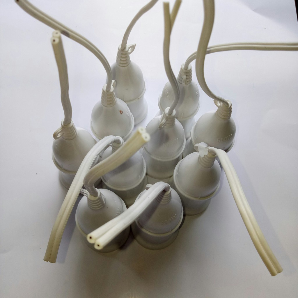 Đuôi Đèn Treo Kín Nước Ngoài Trời Xoáy E27 - Hàng Việt Nam, Chất Lượng Cao