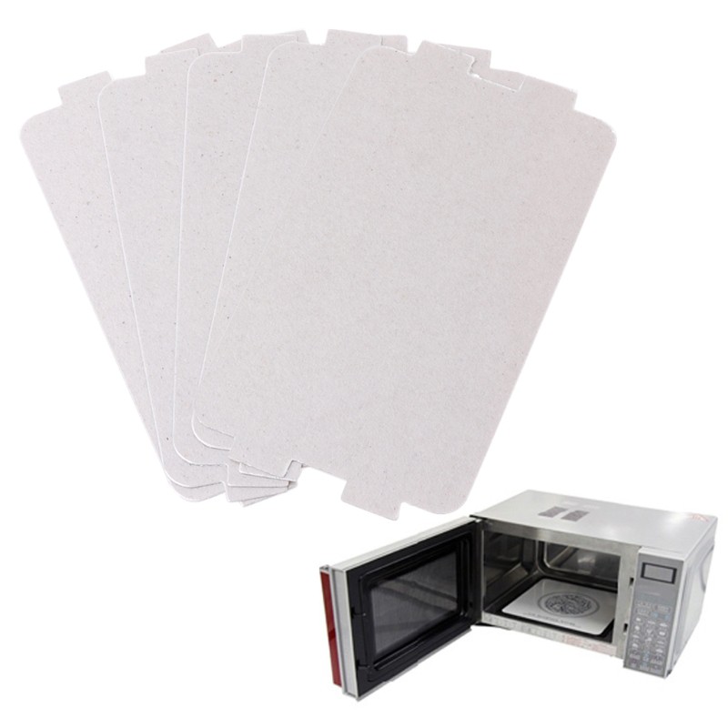Set 5 tấm mica kích thước 107x64mm dùng cho lò vi sóng tiện dụng