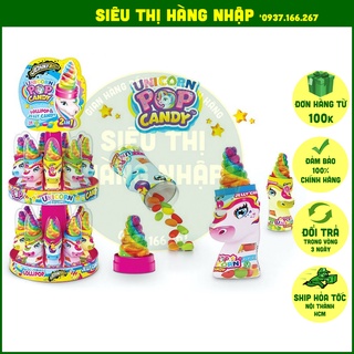 Kẹo Mút hình ngựa Pony Johnybee Unicorn Pop Candy Ba Lan