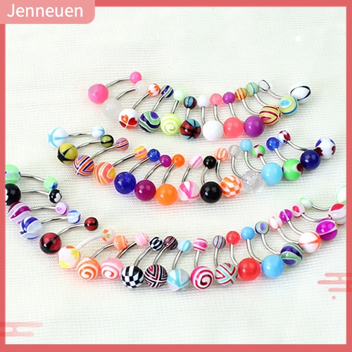 Bộ 10 / 30 / 50 Khuyên Rốn Bằng Thép Không Gỉ