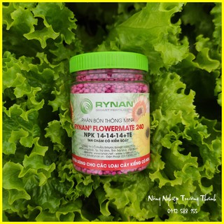 Phân bón thông minh rynan plowermate 240 npk 14-14-14+te tan chậm có kiểm soát