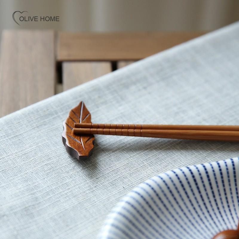 Khay gỗ dùng gác đũa tiện dụng chất lượng cao