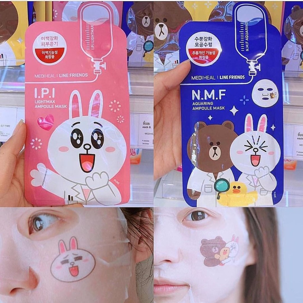 Mặt nạ CHÍNH HÃNG Mediheal Line Friends