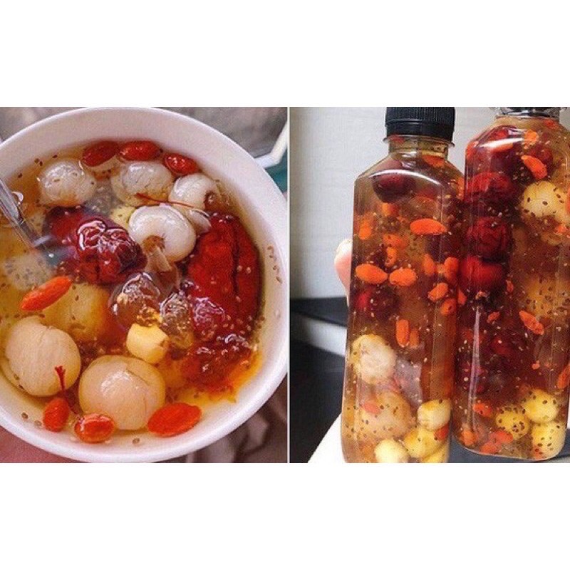 [FREE SHIP] Chè dưỡng nhan - Sét chè tuyết yến dưỡng nhan 13 món nấu 10-14 chai 330ml - ĂN VẶT CÔ THUÝ | BigBuy360 - bigbuy360.vn