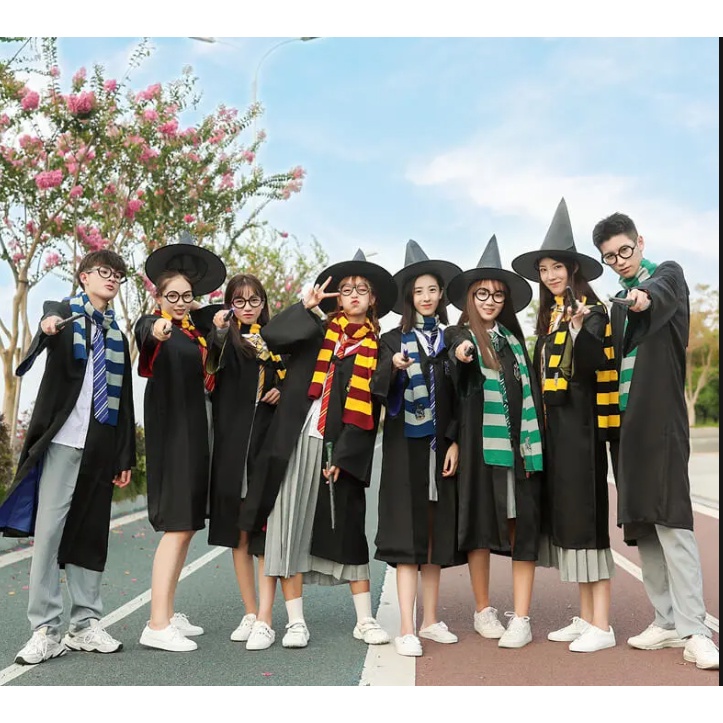 Áo choàng Harry Potter Cao cấp nhà Gryffindor Nam/nữ - Trang phục Phù thuỷ hoá trang Harry Potter - Chuẩn hàng ALWAYS