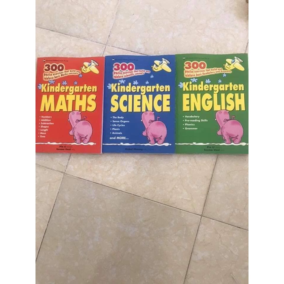 300 KINDERGARTEN (Gồm Maths/English/Science)