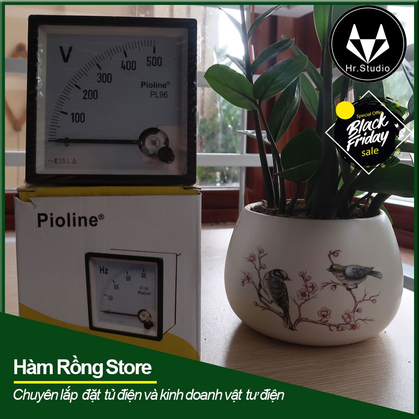 Đồng hồ báo vôn Panel Meter PL96 vôn kế