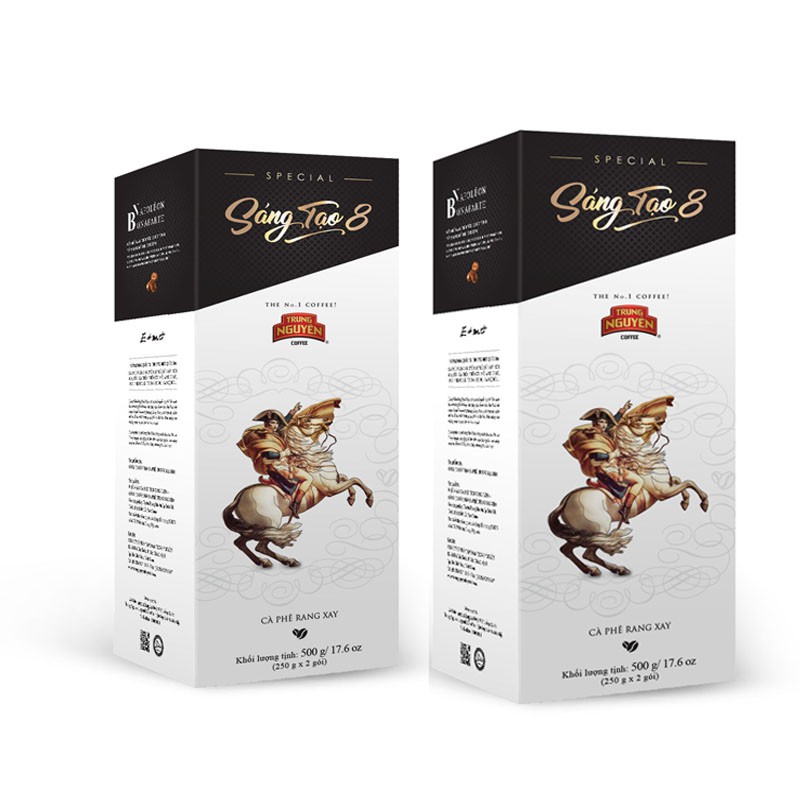 Cà phê rang xay Sáng tạo 8 Trung Nguyên Legend Hộp 500gr