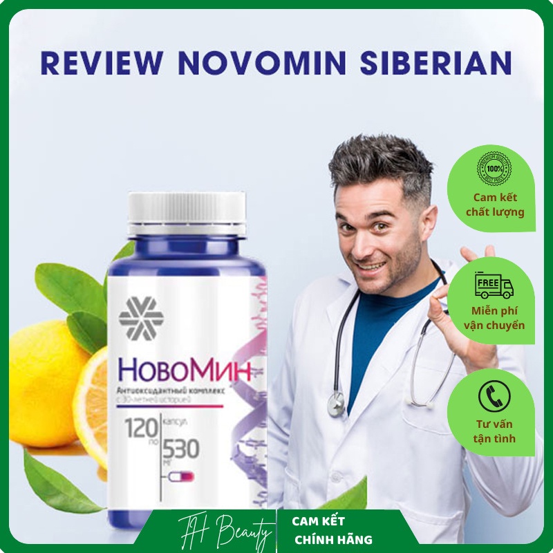 NOVOMIN - Formula 4 - Siberian Health phục hồi tế bào khỏe mạnh chống oxy hóa