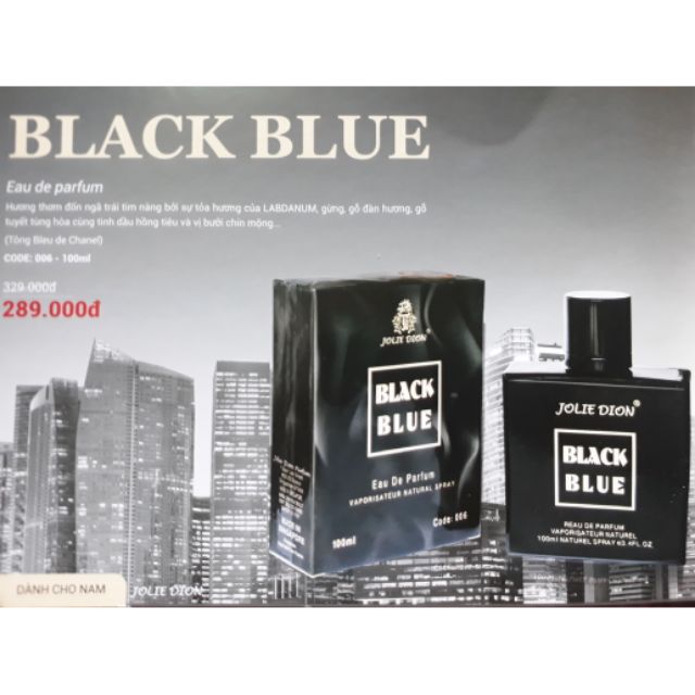 Nước hoa Black Blue 006 Eau de parfum