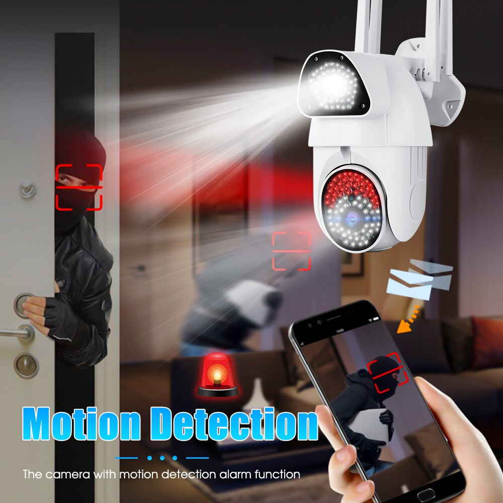 Chính Hãng camera IP ngoài trời kết nối wifi xem từ xa trên điện thoại, camera xoay 360 độ chống trộm chống nước