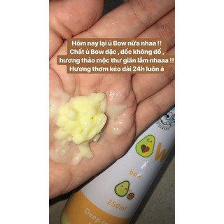 BOW - Kem ủ tóc Bơ Thảo Mộc 🎁cột tóc srunchies