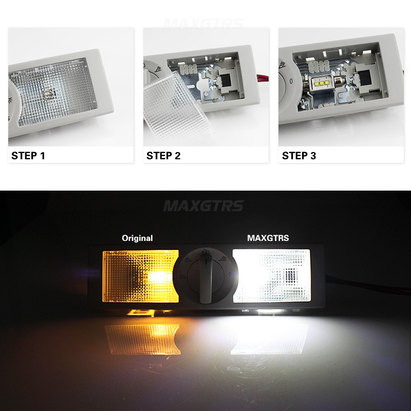 Đèn LED MAXGTRS C5W Tích Hợp Chip CREE Dành Cho Xe Hơi
