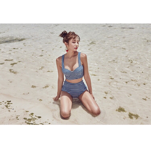 Bộ đồ bơi - Bikini hoạ tiết caro trẻ trung sexy | BigBuy360 - bigbuy360.vn