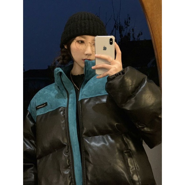 Áo khoác da Quảng Châu form chất, cực ấm