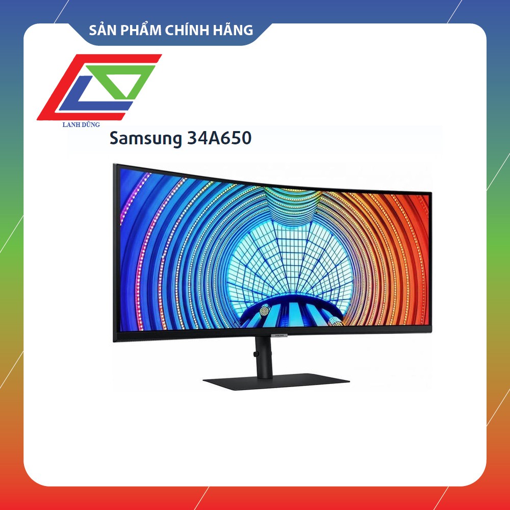 Màn hình cong Samsung LS34A650UXEXXV 34″ WQHD (3440 x 1440) 100Hz 5ms GTG G-sync - Hàng Chính Hãng