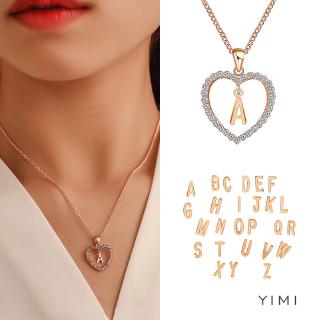 Cod💞Yimi💞Dây Chuyền Thép Titan Mặt 26 Chữ Cái Tiếng Anh Thời Trang