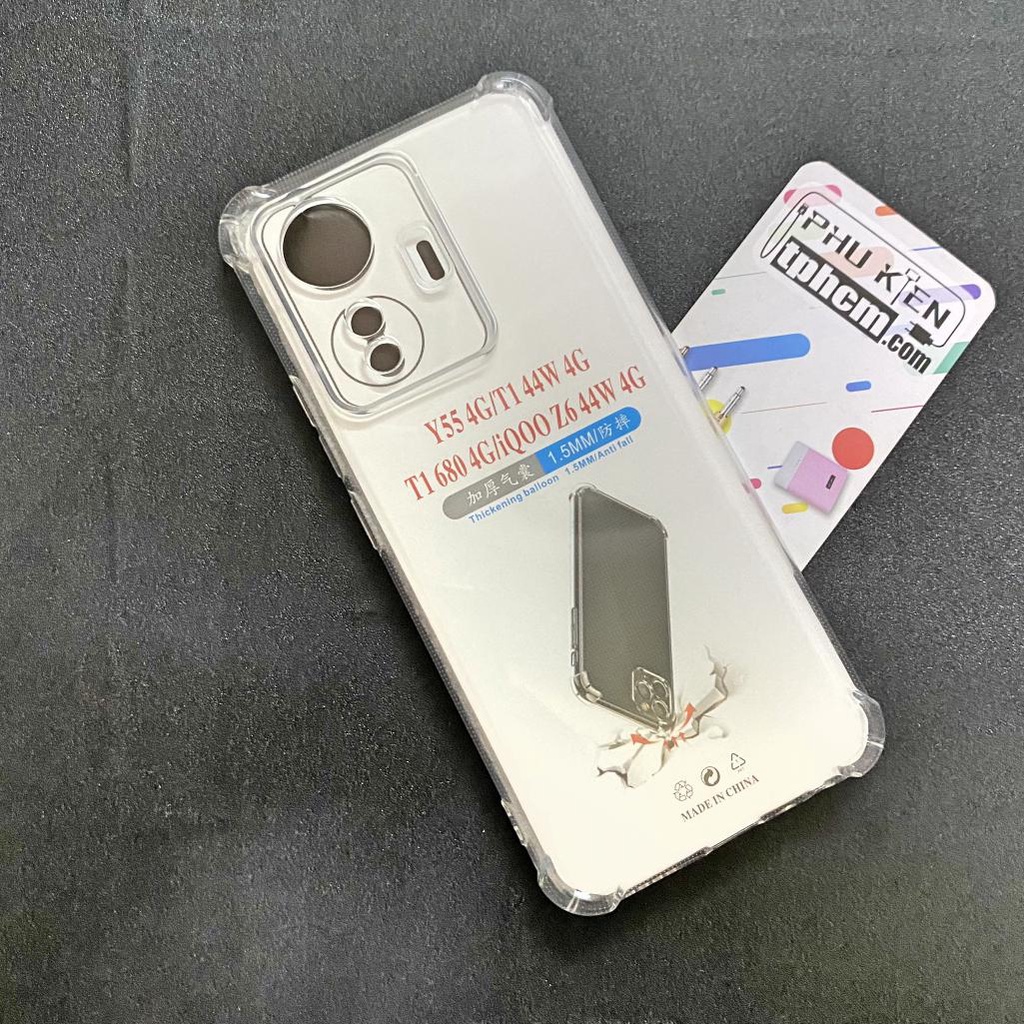 Ốp lưng Vivo Y55 - T1 - iQOO Z6 dẻo Trong suốt Chống sốc