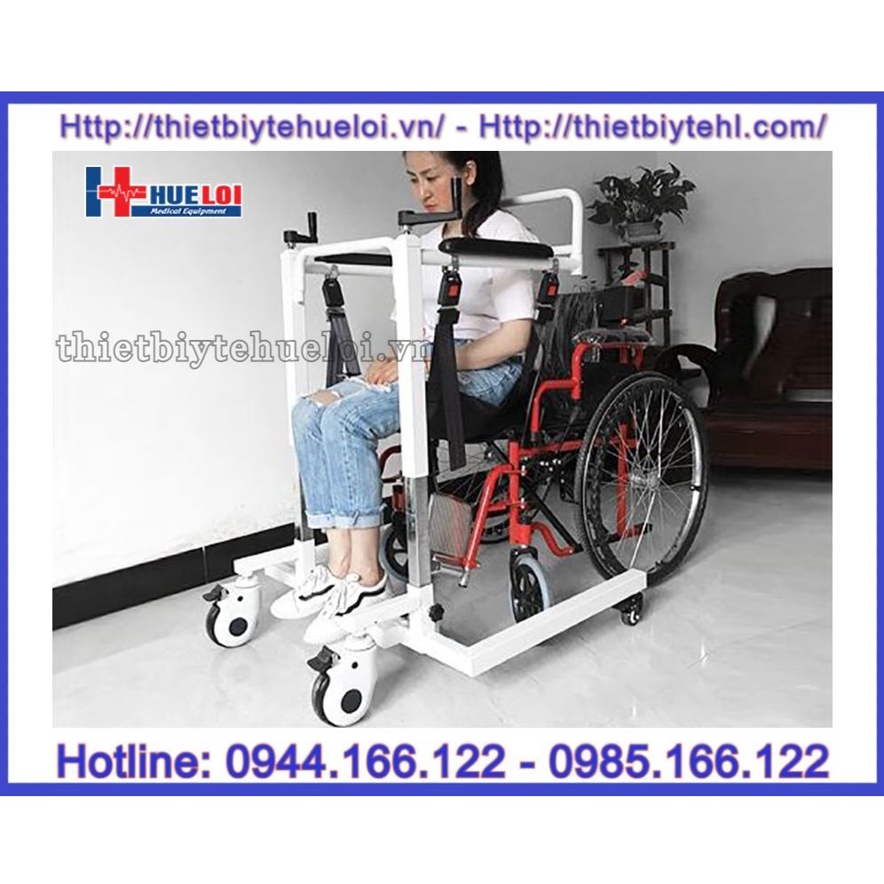 Xe lăn đa năng chăm sóc người già, xe ghép mảnh nâng hạ bệnh nhân