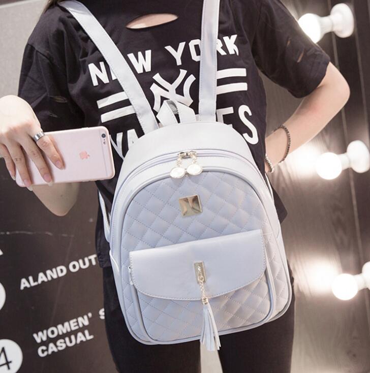 Balo Chuwanglin Từ Da PU Thời Trang Dễ Phối Đồ Phong Cách Harajuku Chất Lượng Cao Dành Cho Nữ