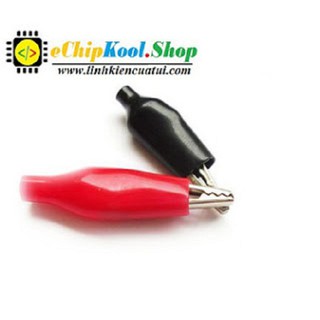 Bộ 10 kẹp cá sấu mini 3.5Cm Combo ( 5 Đỏ- 5 Đen )