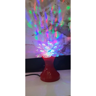 Đèn led hoa sen xoay nhiều màu trang trí bàn thờ rb lighting