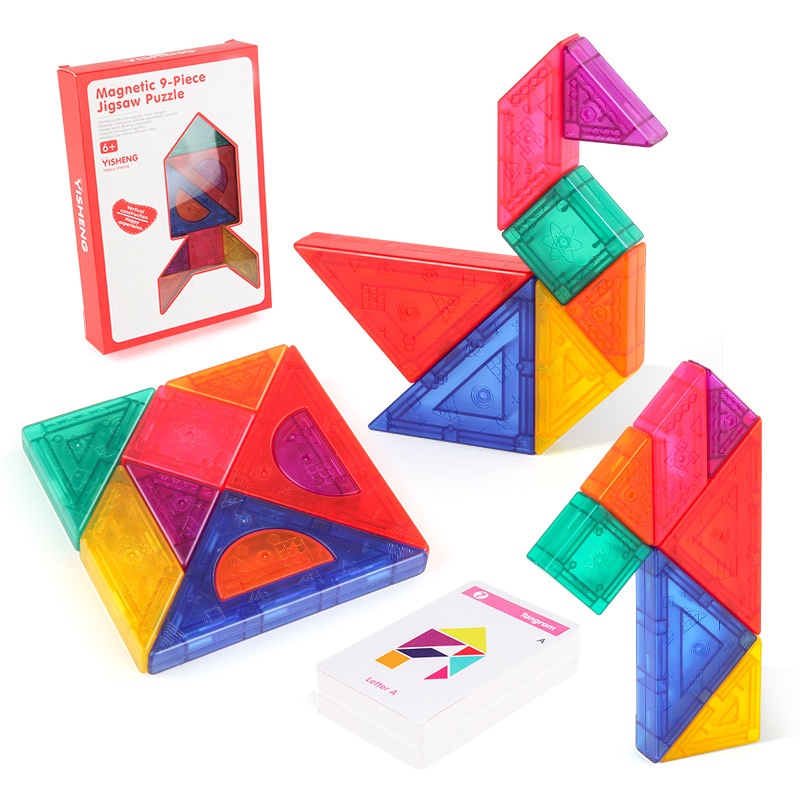 Đồ chơi ZHANQI TOYS trí uẩn tangram ghép hình giáo dục trí tuệ phát triển tư duy