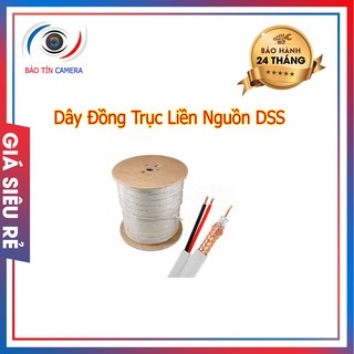 Dây cáp đồng trục liền nguồn Dss đồng nguyên chất bọc dầu.