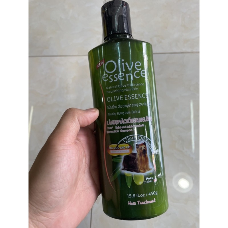 Olive esence sữa tắm oliu chống rụng lông chuyên dùng cho vật nuôi