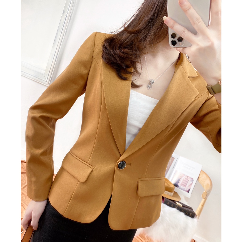 Áo vest dáng ngắn công sở hàng thiết kế YAMA Fashion