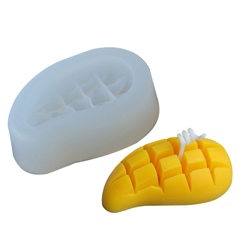 Khuôn Silicone Làm Xà Phòng Hình Quả Xoài Dễ Thương