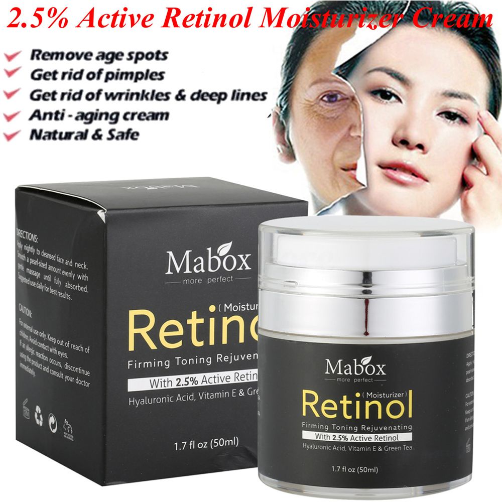 MABOX (Hàng Mới Về) Kem Dưỡng Da Mặt Ban Đêm Hyaluronic Acid Vitamin E Retinol / Nhiều Màu Thương Hiệu Anemone