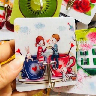 Combo 10 Móc 3D Dán Tường Siêu Dính Chịu Lực