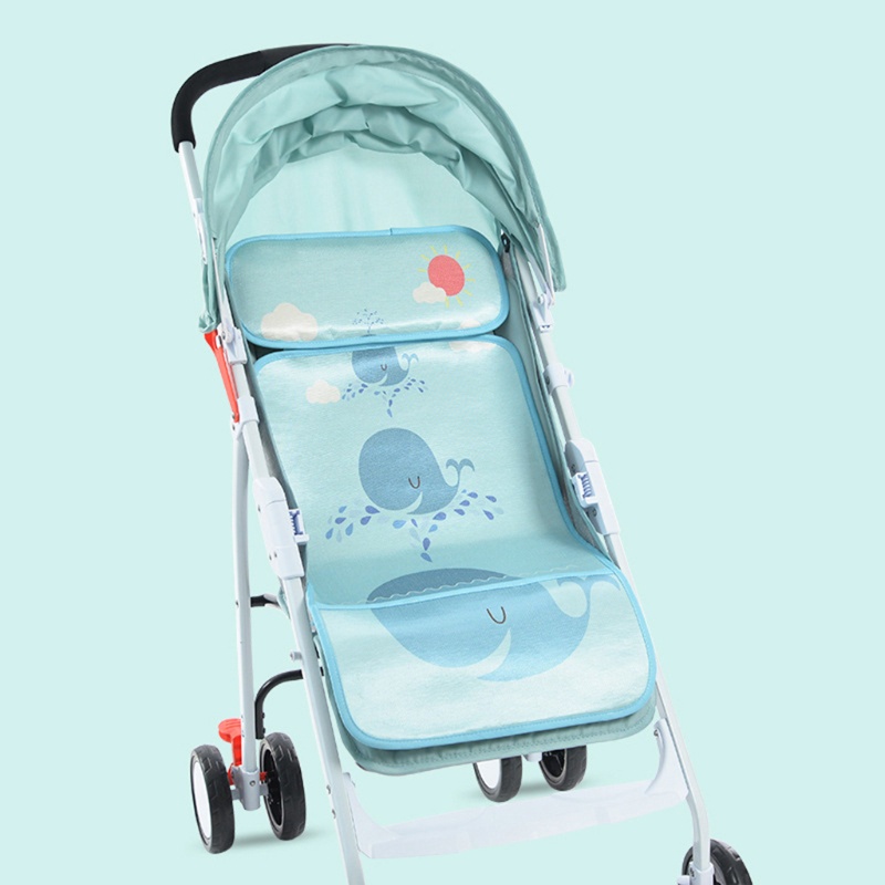 Vỏ Bọc Đệm 3D Phối Lưới Thoáng Khí Cho Xe Đẩy Em Bé