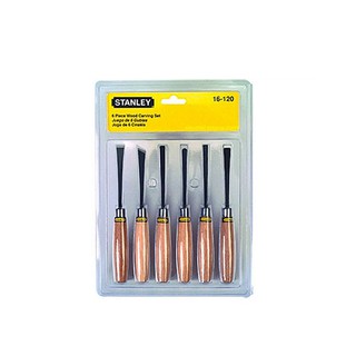 Bộ mũi đục gỗ 6 cây stanley stht16120-8