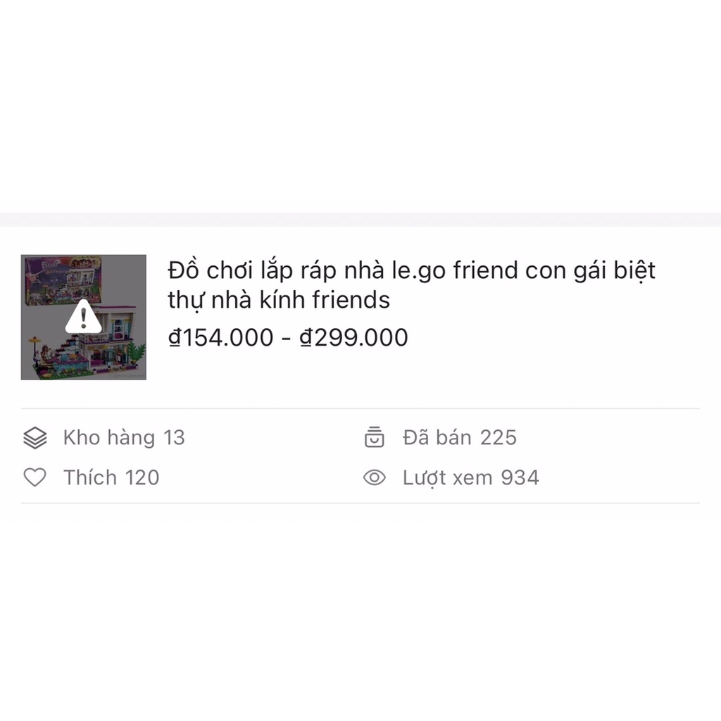 Đồ chơi xếp hình friend biệt thự nhà kính friends sx3008
